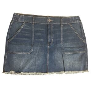No Boundaries Blue Jean Skirt (XXL/2XG-19)